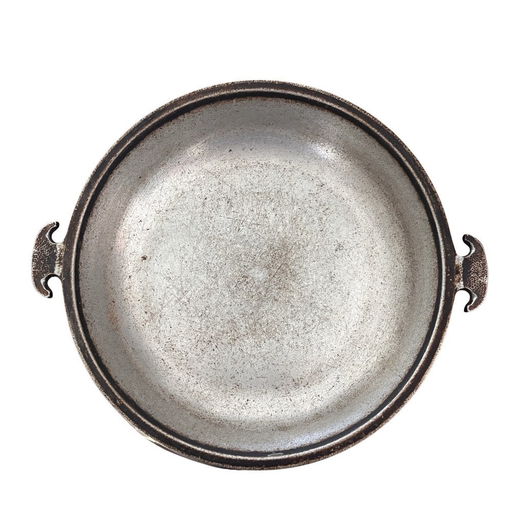 Wagner Drip Drop #9 Skillet Roaster Cast Iron Lid & Pan Vintage Made In USA - Picture 8 of 10
